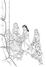 coloring page K3 de sprookjes